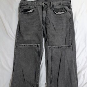 Levi's 502 Men's Charcoal Taper Slim Fit Jeans